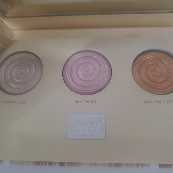 NIB ✅ Laura Geller GLOW FOR IT Trio Palette ✨ BNIB - Picture 5 of 9